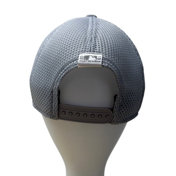 Washington Nationals 2019 World Series New Era 9Forty Post Season Cap Gray & Red - Picture 3 of 11